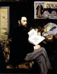 7. Manet, Portrait of Emile Zola