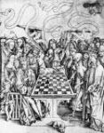 4. Israhel von Meckenem, Death playing Chess