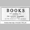 Fig.12c: A 1920 advertisement for the two book-shops of H.S. Nichols.