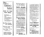 Fig.9a - Clarion advert, Christmas 1904.