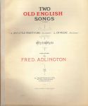 Fig.11b: Two Old English Songs, Arranged by Adlington