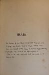 Fig.11b: The Half-Title Page of the Cornell University copy of 'Irais'.