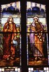 Fig.23: Stained Glass - St Deborah and St Ruth.