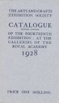 Fig.17a: Arts and Crafts Exhibition Society Catalogue 1928, cover.