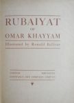 Fig.2b: Rubaiyat (1920) - title page.