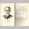 Fig.7c: Thomas Alva Edison - frontispiece & title page.