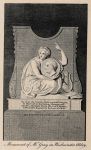 Fig.7 - Gray's Monument in Westminster Abbey. Fig.7 - Gray's Monument in Westminster Abbey.