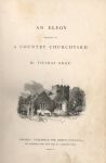 Fig.15a - Title Page of the Joseph Cundall edition of the Elegy (1855), showing Stoke Poges church.