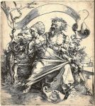 3. Durer, Young Woman threatened by Death