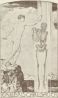 Fig.17a: Ex Libris - Death / Skeleton with naked man (1911).