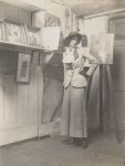 Fig.24b - Helen saying goodbye to her London studio in 1923.
