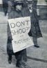 Fig.14c: Objectors to Conscription and War - Clara protesting in 1921.