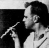 Fig.4b: Jeff Hill with lightning stone in 1948.