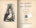 Fig.8a: The Woman and the Puppet - Title Page & Frontispiece. Fig.8a: The Woman and the Puppet - Title Page & Frontispiece.