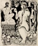 Fig.21: The Garden of Eden - unpublished pen & ink drawing.