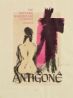 Fig.8a: Theatre poster for Antigone, 1973.