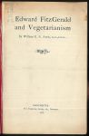 Fig.11a. Title-page of 'Edward FitzGerald and Vegetarianism.'